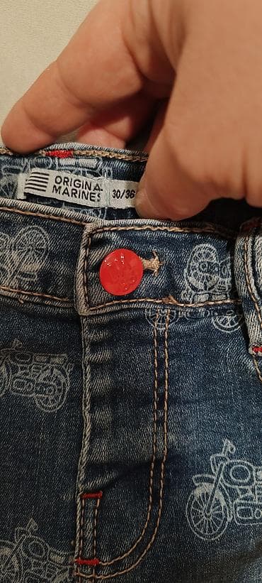 nike air tn plus black: Original Marines Dečije farmerke sa printom motora vel. 30/36 - — 5