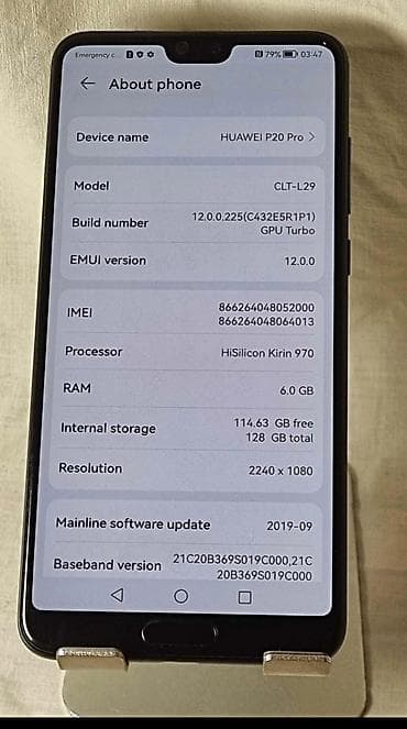 polovni televizori smederevo: Huawei P20 Pro (CLT-L29) - Ekran: 6.1" OLED, rezolucija 2240 x 1080 — 2