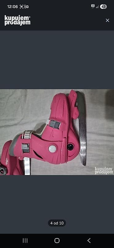 roces skates: Dečije klizaljke na ledu Roces – roze/bele - Brend: Roces - Tip — 7