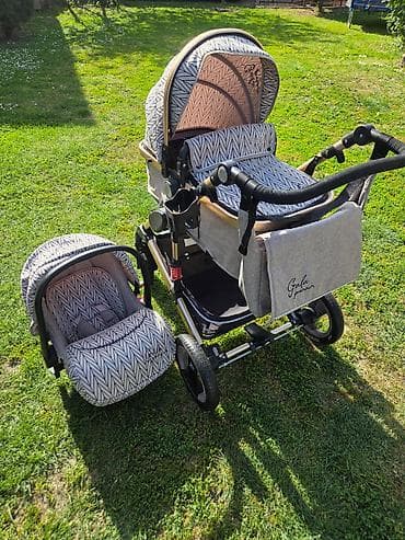 kolica za bebu igracka: Moni Gala 3u1 i Kinderkraft kolica za bebe Totalno očuvana i — 2
