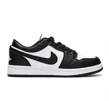 Nike Air Jordan 1 Low – crno-beli colorway - Silueta: niska (Low) sa