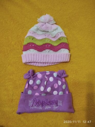 svetlo plavi kaput: Kapa, Za devojčice, bоја - Roze — 1