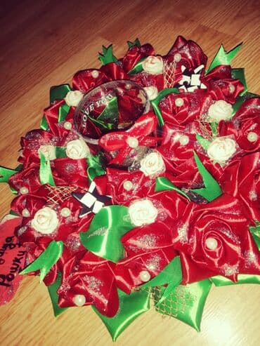 sinsay polica na tockice: Candlestick, color - Red, New — 4