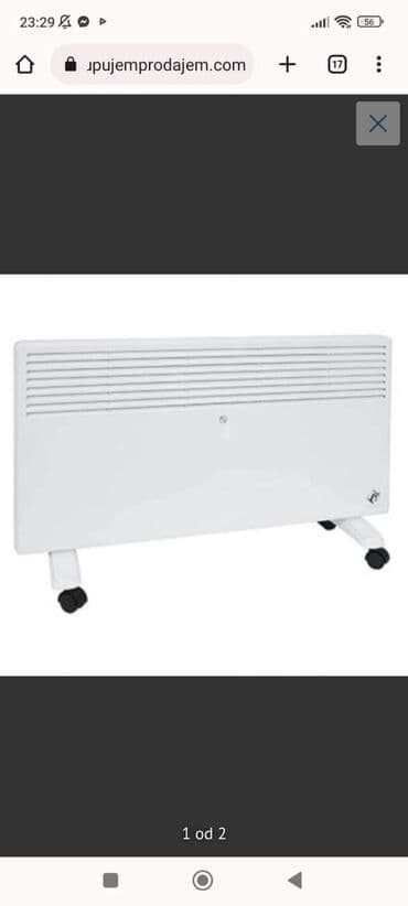 elektricni radijatori: NORVEŠKI RADIJATOR FS-822 / 1500W Opis proizvoda: PANELNI RADIJATOR FG — 1