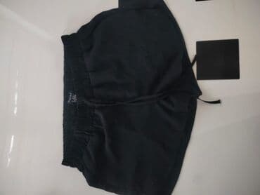 lakovane pantalone: S (EU 36), Teksas, bоја - Crna, Jednobojni — 1