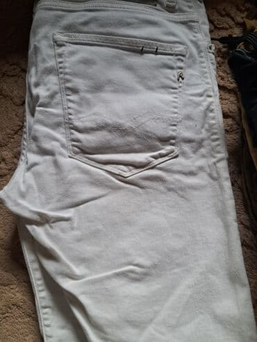 trenerka velc m: Britches, color - White, Jeans — 8