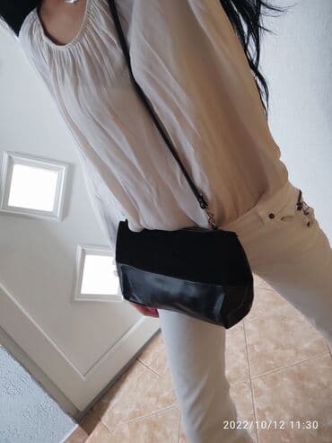 crne torbe za svaki dan: Torba za rame, H&M — 5