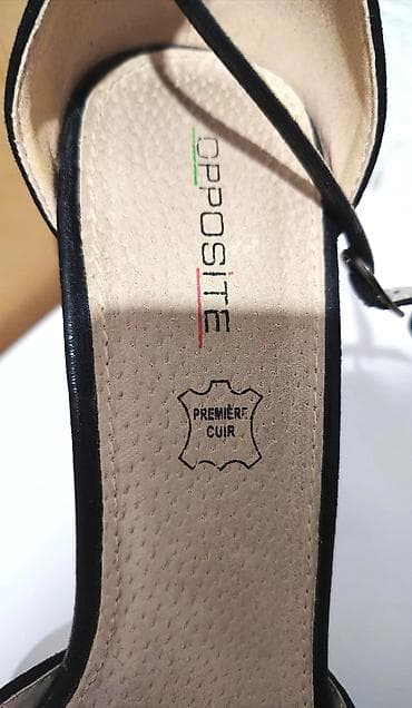 zenske cizme sa stiklom: OPPOSITE KOZNE SANDALE = PRAVA KOŽA br 41 Prelepe Opposite sandale — 5