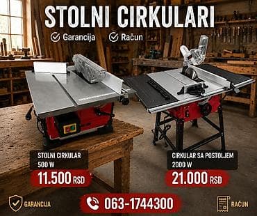 aluminijumske roletne: Stolni cirkulari za precizno i sigurno sečenje drveta i pločastih — 1