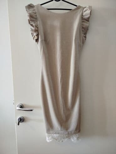 S (EU 36), bоја - Roze, Večernji, maturski, Kratkih rukava