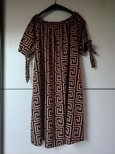 linkovi: Haljina sa ramena (off-shoulder) sa elastičnom gumom oko dekoltea i — 1