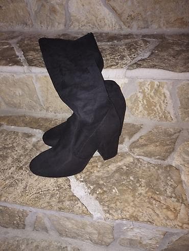 Oxfords: High boots, 37, color - Black — 2