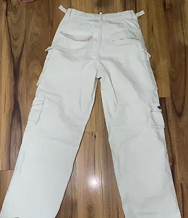 horus pantalone: Pantalone, Bershka, bоја - Bela — 2