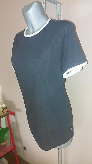 dzempercic y o: CROPP MAJICA Crno/bela majica, regular fit. Veličina M 100% pamuk — 3