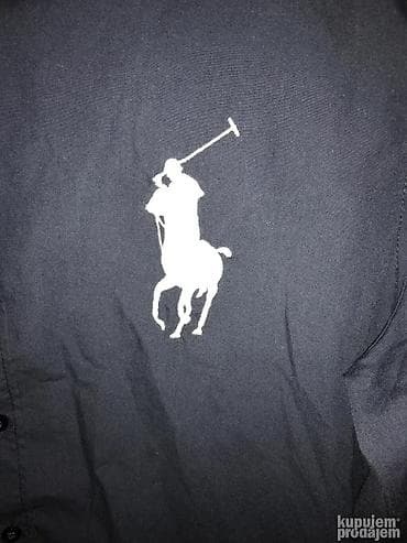 Odeća za skijanje: Original Ralph Lauren kosulja M 100% cotton Teget plava TOP Ramena — 3