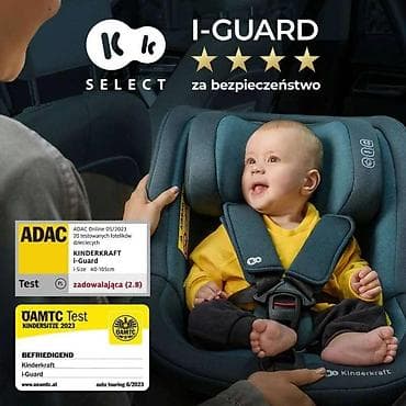 where to sell baby items: Kinderkraft I-GUARD auto sedište 40–105 cm, Harbor Blue Šifra — 3