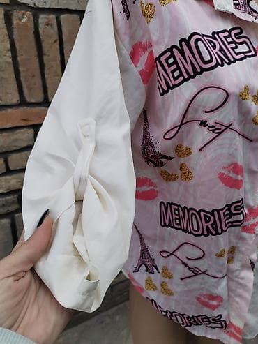 afrodita bluze: Košulja, veličina L - Dužina: 68 cm - Širina pazuh–pazuh: 55 cm - — 4