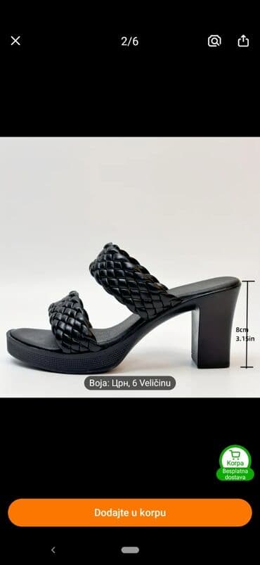 grubinove papuce: Fashion slippers, 38.5 — 1