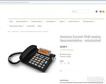 otkup telefona kraljevo: *** AKCIJA *** #1871 Izuzetno kvalitetan fiksni telefon GIGASET 5040; — 2