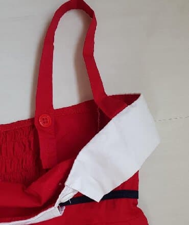 torba za pijacu na točkiće: M (EU 38), color - White, Evening, With the straps — 2