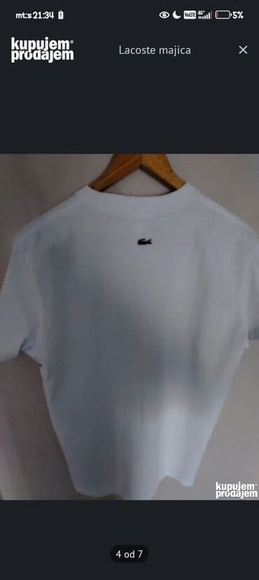 Ženska odeća: Lacoste, XL, Pamuk, bоја - Bela — 4