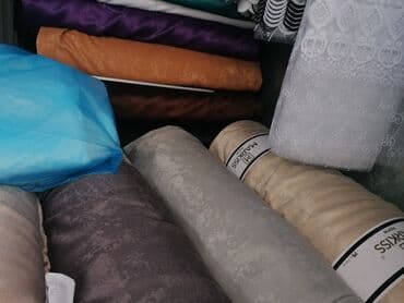 platno za draperije: Draperije nove. Dužina i širina po meri. Ušivena traka i obrađene — 1