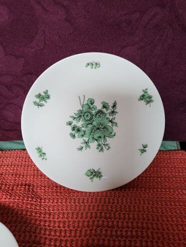 set za hranjenje od bambusa: Tacne za poslastice 1959 do 1977god. Thomas porcelan Nemacka — 6