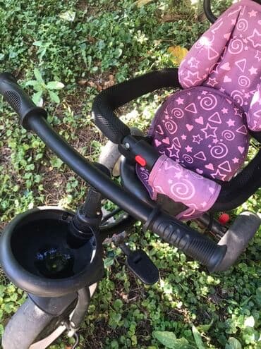 elektricni tricikl: Moderan dečiji tricikl ljubičaste boje, pogodan za najmlađe — 6