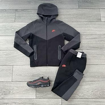 muska pidzama na raskopcavanje: Trenerka Nike, bоја - Svetloplava — 3