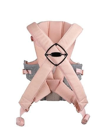 beba kids velicine: KikkaBoo Kengur nosiljka Gwen Fly Knit – pink Ergonomska nosiljka — 2