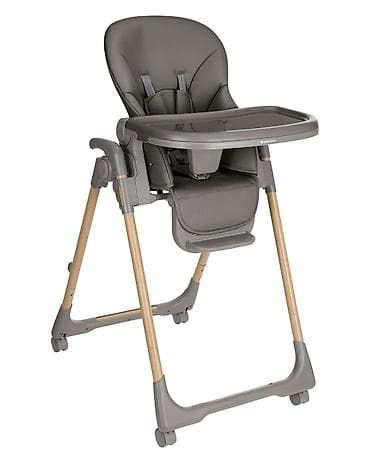 KIKKA BOO Hranilica OLIVE wood dekor dark grey Elegantna