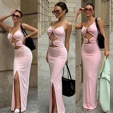 Haljine: ✅Maxi haljina sa izrezima – S M L velicine
✅2200 din — 3