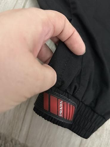 jakne tom tailor: Donji deo trenerke, M, Prada, bоја - Crna, Poliester — 2