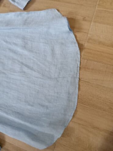 ženske jakne c a: H&M, M (EU 38), Flax, Single-colored, color - Light blue — 5
