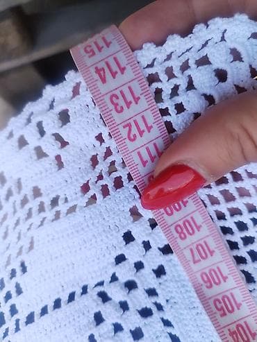 case za kolace: Heklana milje staza, super očuvana. - Materijal: fina pamučna pređa u — 4