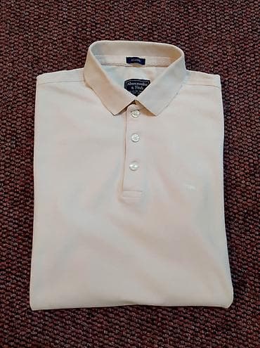 palm angels majice: Abercrombie & Fitch muška pamučna polo majica vel. S Besprekorna — 7