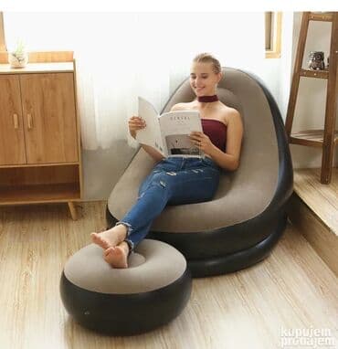 Armchairs: Intex Fotelja sa tabureom na naduvavanje Nameštaj na naduvavanje — 1