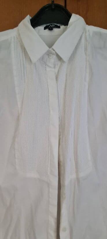 zara helanke sa prorezom: L (EU 40), Spandex, Single-colored, color - White — 2