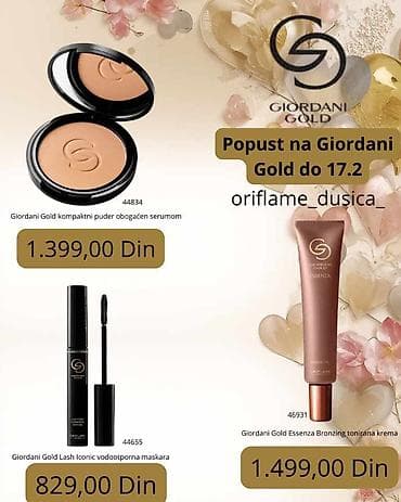 plasticne sandale: Giordani Gold – kolekcija šminke i mirisa - Parfemi: - Giordani — 10