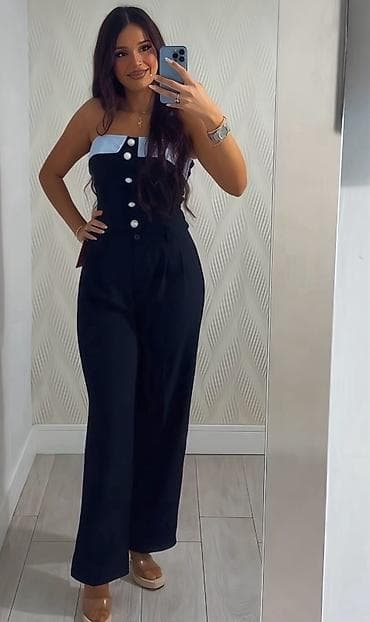 cropp pantalone: ✅Ženski komplet – strapless korset top i široke pantalone
✅3000 din — 6