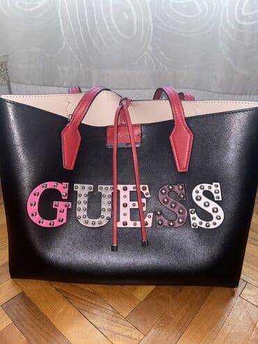 ženske torbe zara: Shoulder bag, Guess, Material: Faux leather — 1
