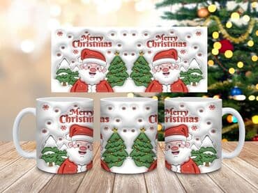 Praznične keramičke šolje – više dizajna - Materijal: kvalitetna — 10