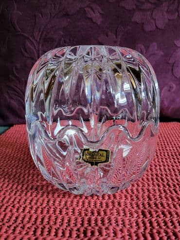 swarovski kristal cena: Satula nova ili dve bombonijera,kristal Zajecar. 70te. Satula ili — 3