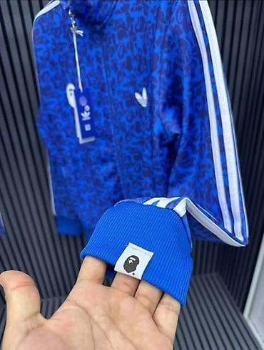 muske jakne prolece: Trenerka Adidas, bоја - Tamnoplava — 2