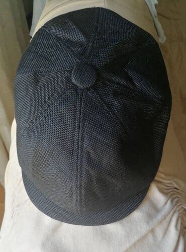 muske pantalone svecane: Cap, color - Black — 2