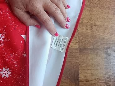 haljine za devojčice svečane: Božićni ukrasni stolnjak – pravougaoni - Dizajn: praznični motivi sa — 2