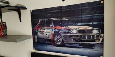 Vozila: Zastava 90 X 60 cm - LANCIA DELTA Zastava dimenzija 90 X 60 cm - — 3