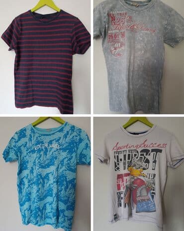 bodi za decake: Okrugli izrez, Kratak rukav, 158-164 — 1