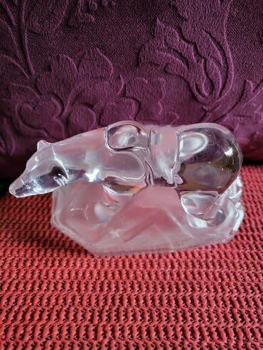 kristalne plafonjere: Figura kristal,led kristal d'Argues Francuska,rucni rad iz 70,80ih — 11
