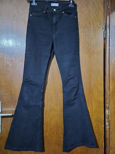 Farmerke: Rifirane farmerke – plavi denim - Kroj: ravne nogavice sa visokim — 3